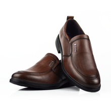 MOVES Textured Ducan Formal Dress Shoes for Men | Lightweight Comfortable Business Shoes