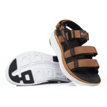 Triple Strap Comfort Sandals with Goodyear Sole & Max Cushion