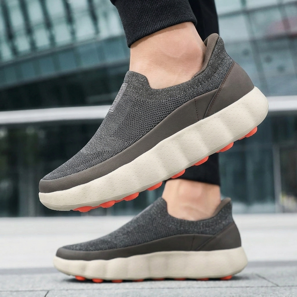 MOVES MindSole Hands-Free Slip-In Walking Shoes for Men | Breathable & Machine Washable